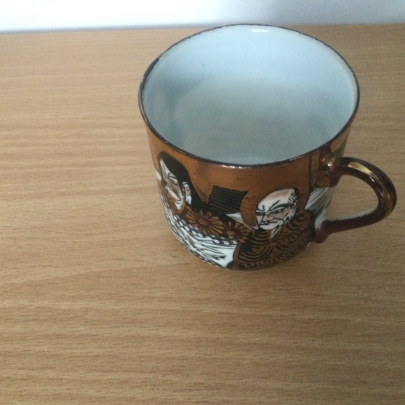 Vintage made in Japan porcelain eggshell porcelain plate and small cup demitasse - Picture 4 of 5